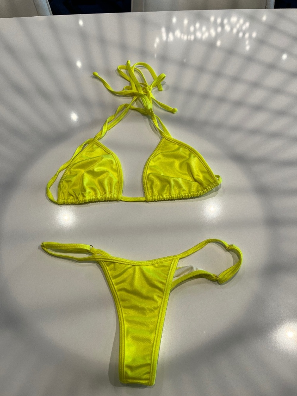 Neon Yellow Bikini